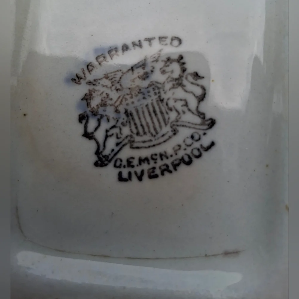Antique 1892-1910 D.E. McNicol Pottery Co. White Ironstone Soap Box Soap Dish